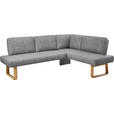 ECKBANK 265/174 cm  in Grau, Eichefarben  - Eichefarben/Grau, Design, Holz/Textil (265/174cm) - Dieter Knoll