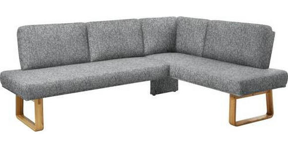 ECKBANK 265/174 cm  in Grau, Eichefarben  - Eichefarben/Grau, Design, Holz/Textil (265/174cm) - Dieter Knoll