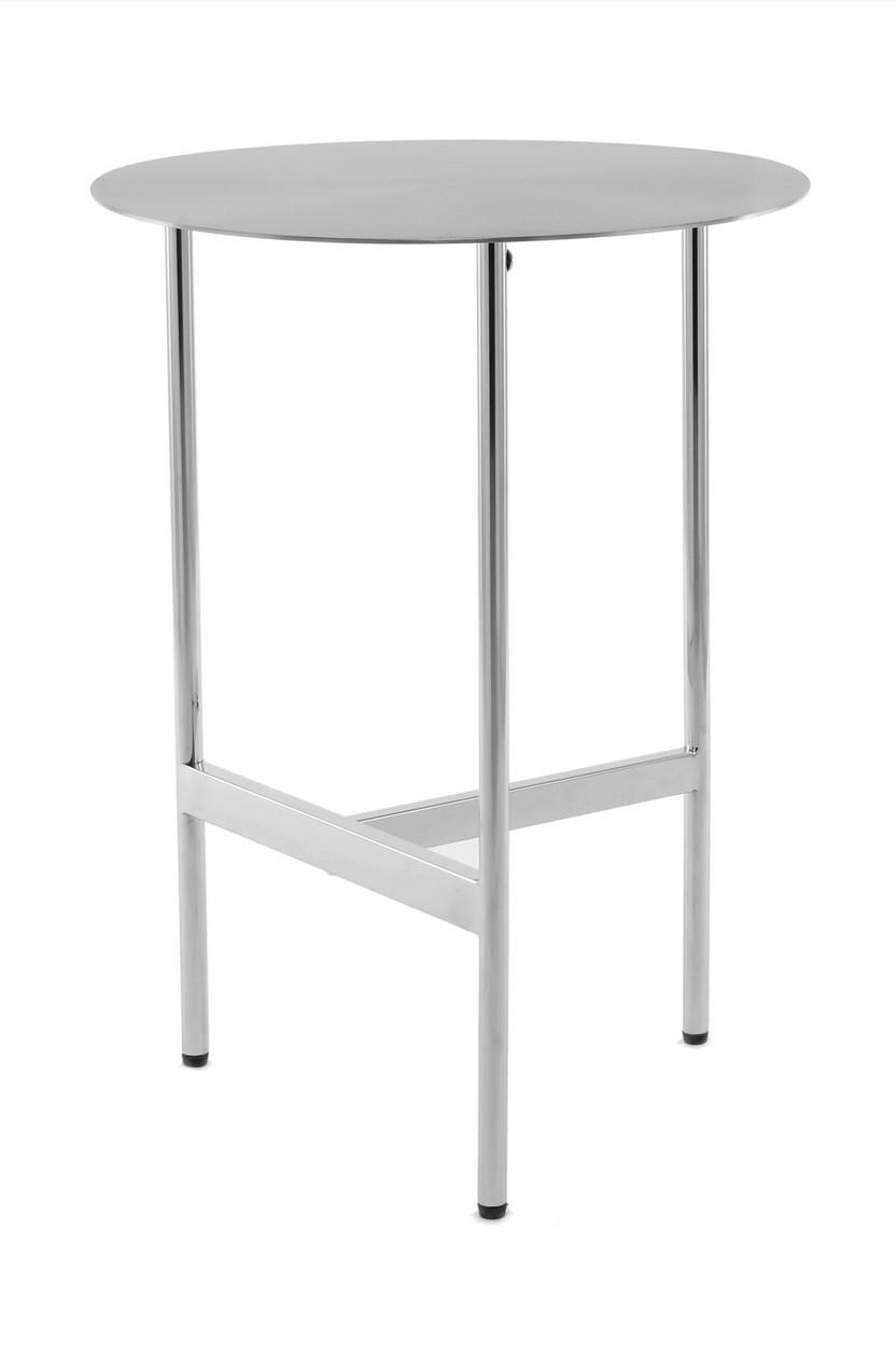 BEISTELLTISCH in Metall  - Silberfarben, Design, Metall (40/54/40cm) - Kayoom