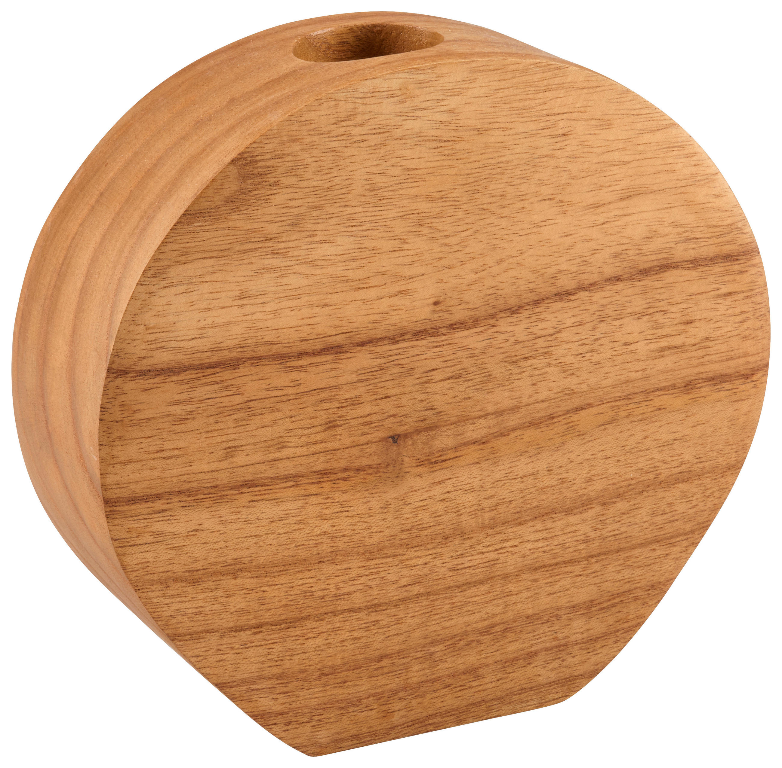 VASE 20 cm  - Naturfarben, Natur, Holz/Kunststoff (20/20/7cm) - Ambia Home