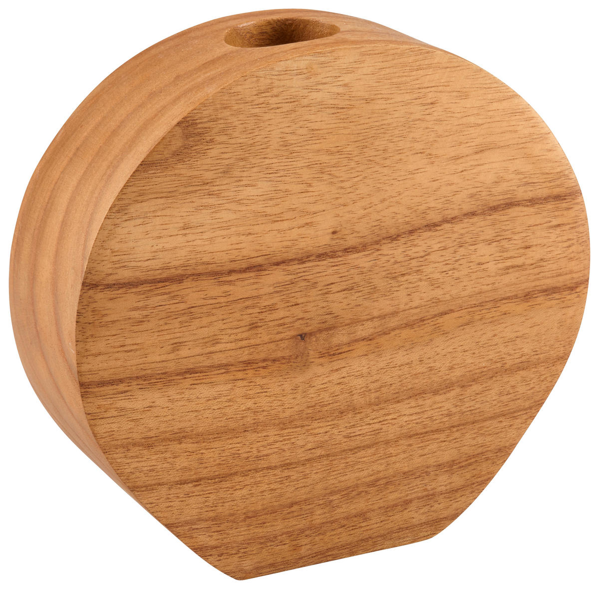 VASE 20 cm  - Naturfarben, Natur, Holz/Kunststoff (20/20/7cm) - Ambia Home