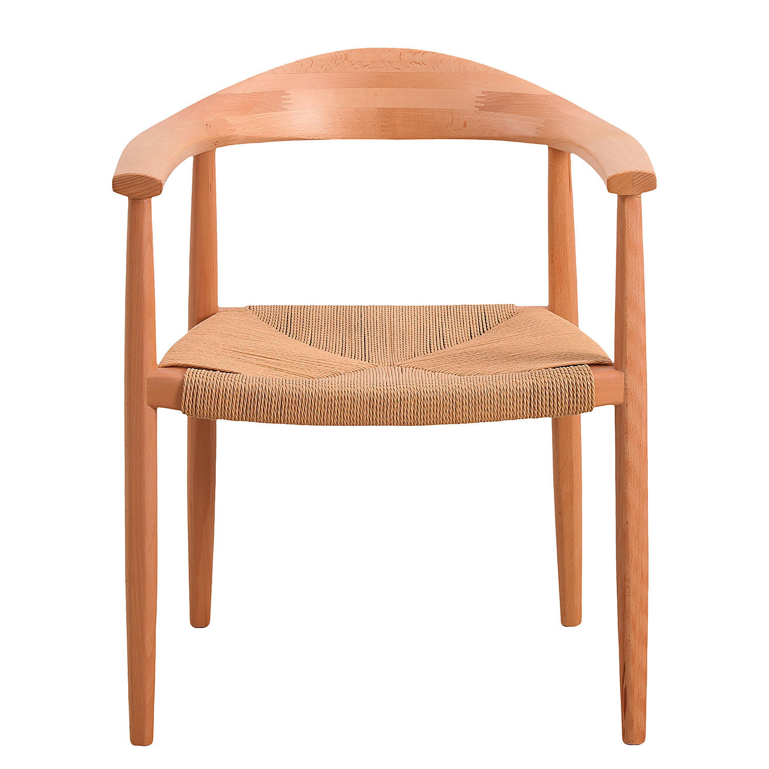 ARMLEHNSTUHL  in  - Buchefarben/Naturfarben, LIFESTYLE, Holz/Papier (62,5/77/52,5cm) - home24