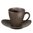 TASSE MIT UNTERTASSE - Braun, Keramik (0,2l) - ASA TASSE MIT UNTERTASSE - Braun, Keramik (0,2l) - ASA