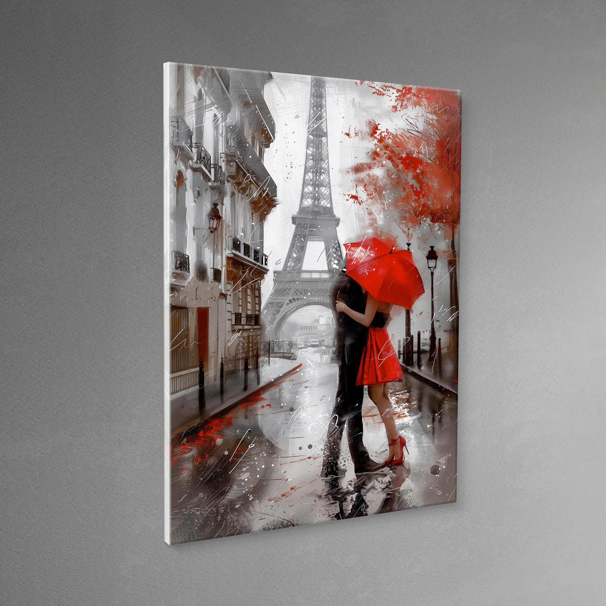 LEINWANDBILD Städte, Menschen 70/100 cm  - Multicolor, Basics, Holz/Textil (70/100cm)