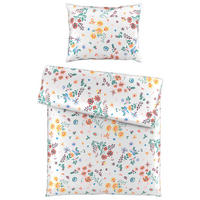 BETTWÄSCHE KALIO Satin 140/200 cm  - Multicolor/Weiß, KONVENTIONELL, Textil (140/200cm) - Esposa