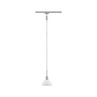 SCHIENENSYSTEM-HÄNGELEUCHTE - Chromfarben/Opal, Basics, Glas/Metall (14/140cm) - Paulmann