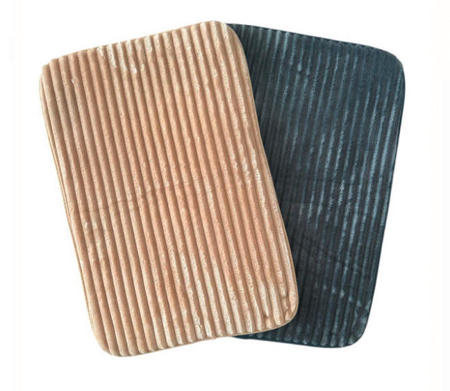FÜRDŐSZOBASZŐNYEG  50/80 cm  ezüst   - ezüst, Design, műanyag/textil (50/80cm) - Boxxx