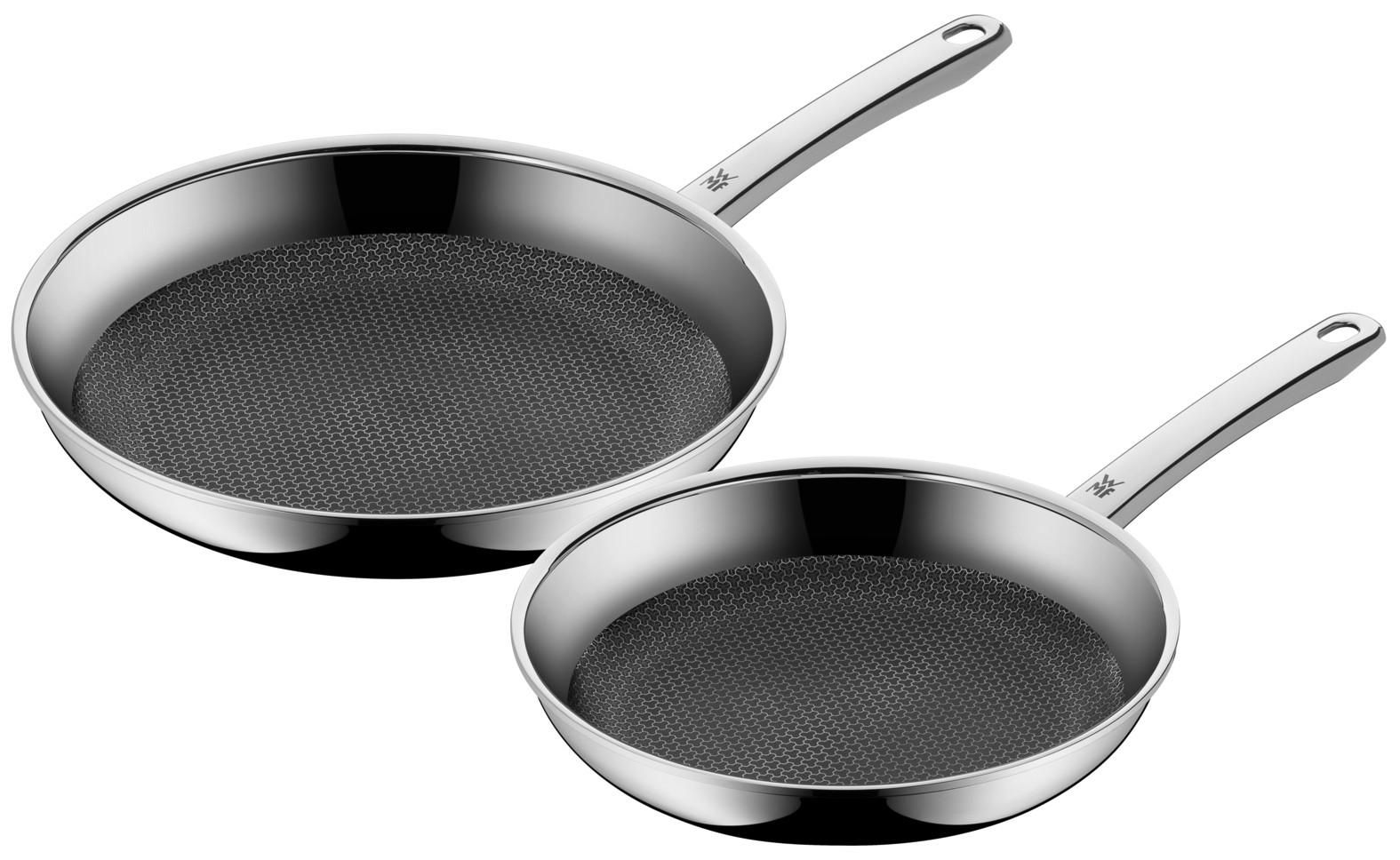 SET TIGANJA  2 dela  - boja nerđajućeg čelika, Osnovno, metal - WMF