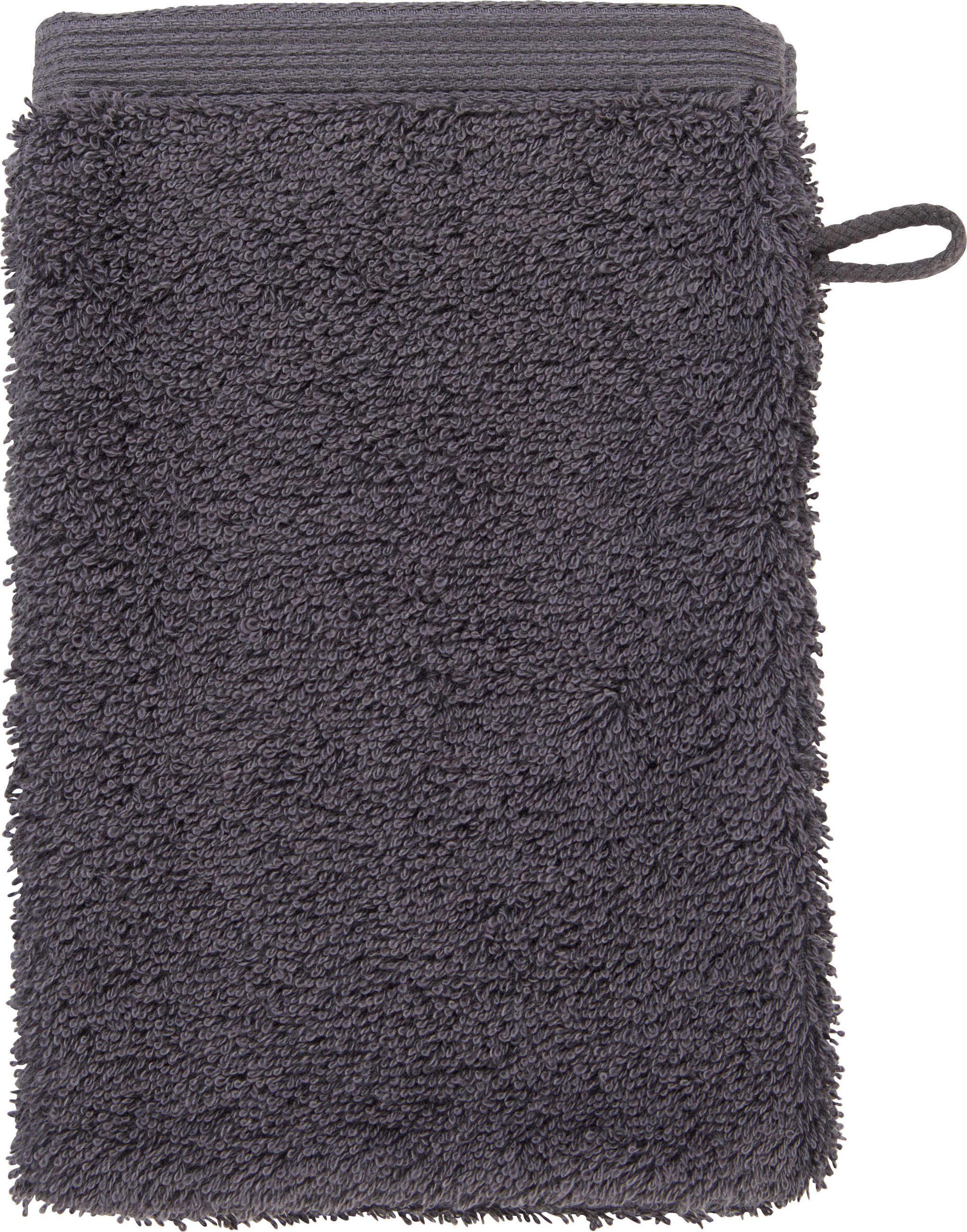 WASCHLAPPEN High Line Grau - Grau, Basics, Textil (22/16cm) - Vossen