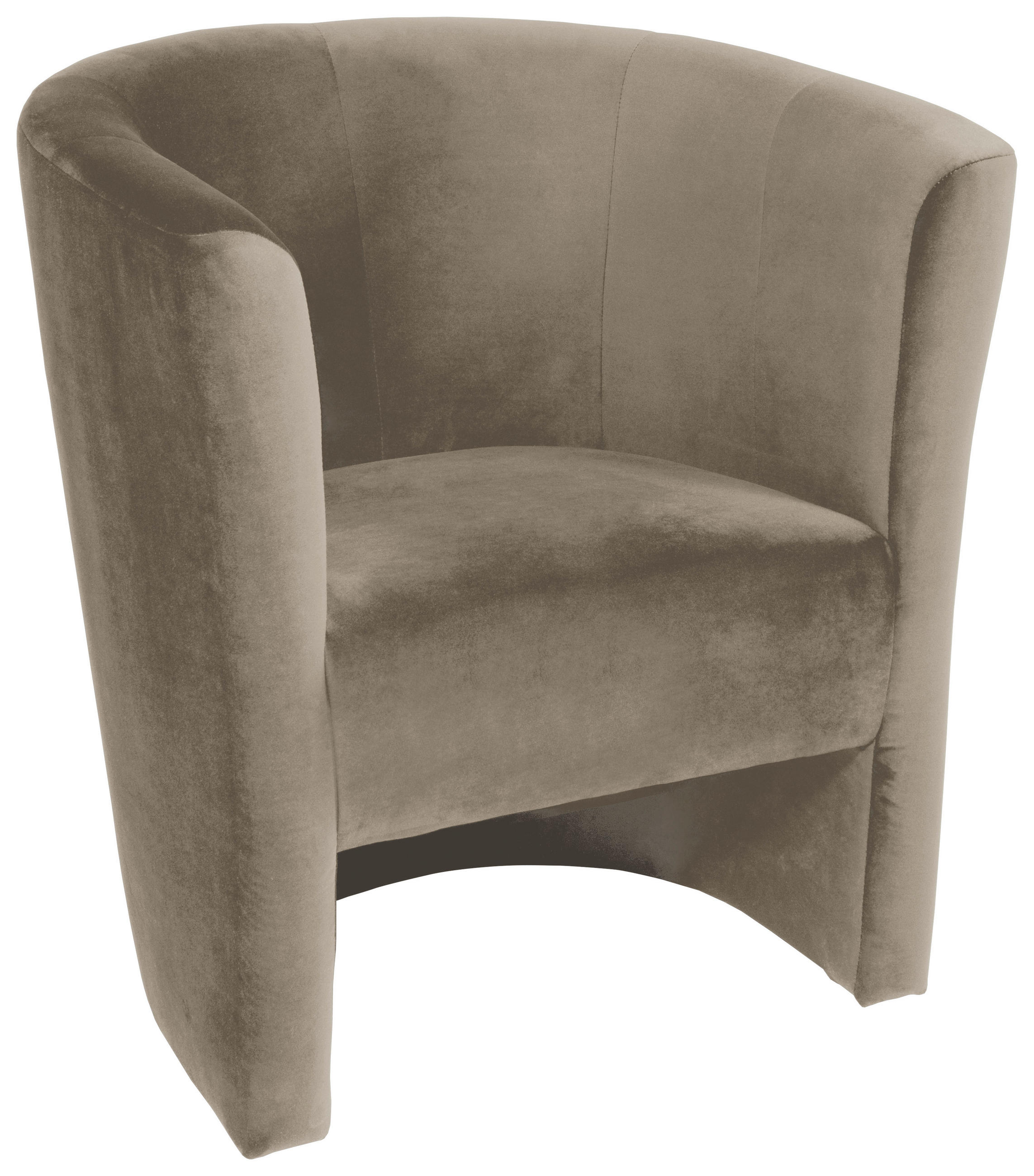 FOTEL - fekete/taupe, Konventionell, textil (70/77/60cm) - MID.YOU