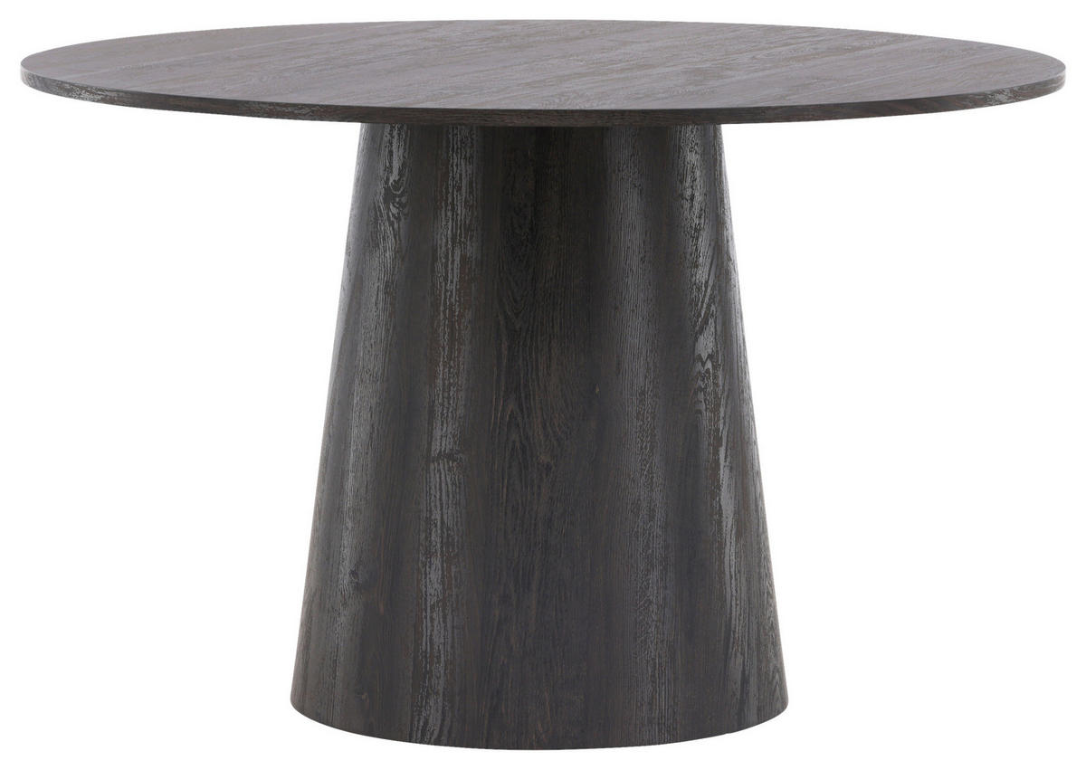 ESSTISCH in Holz 120/120/75 cm  - Schwarz/Braun, Design, Holz (120/120/75cm) - Livetastic