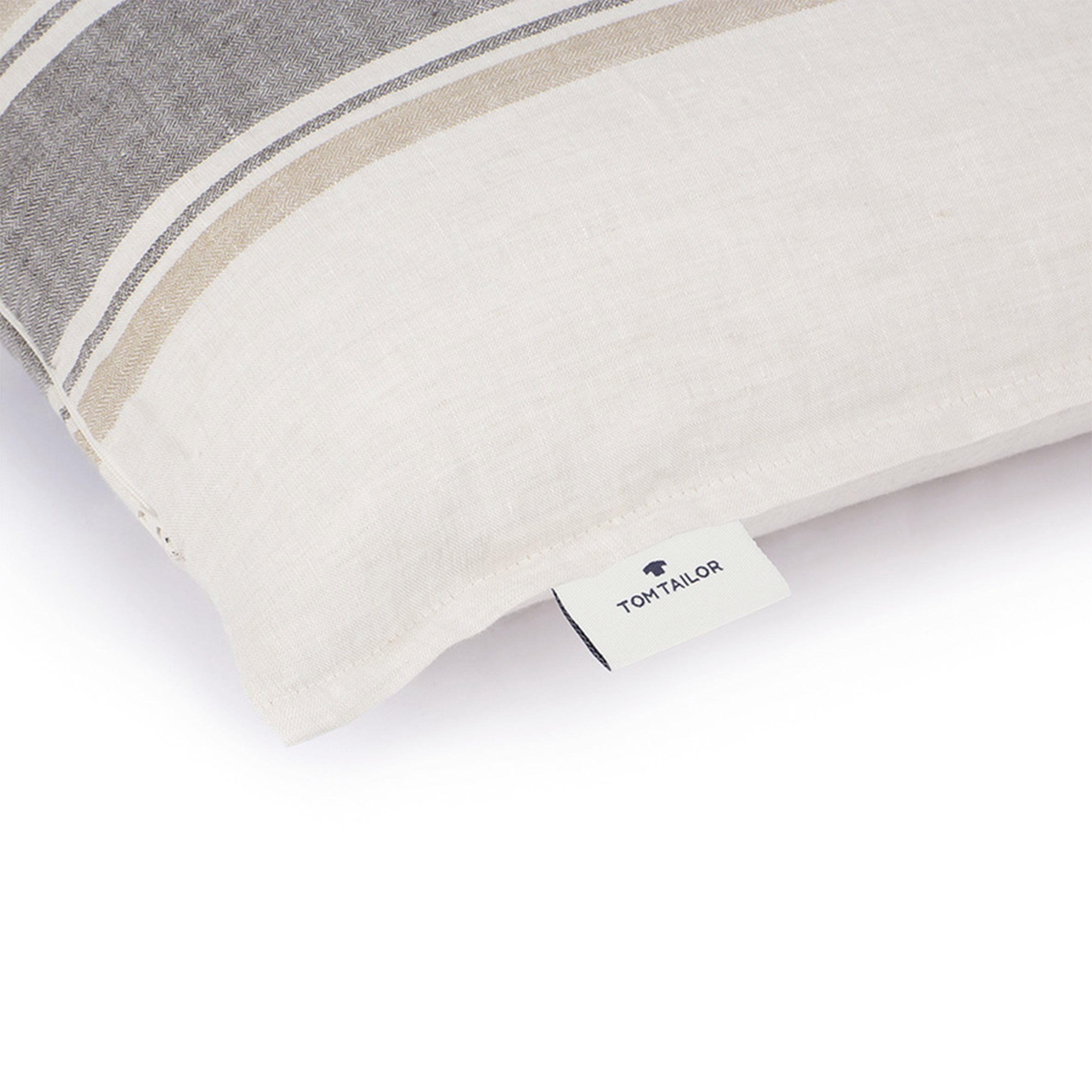 KUDDFODRAL Linen 40/60 cm  - beige/sandfärgad, Klassisk, textil (40/60cm) - Tom Tailor
