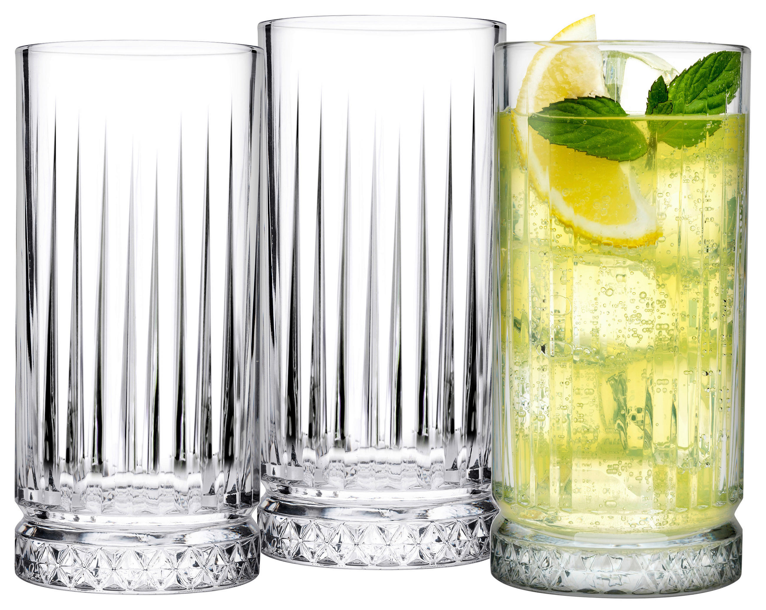 Longdrinkgläser 4er Set 45cl Elysia 4-teilig - Klar, Basics, Glas - Creatable