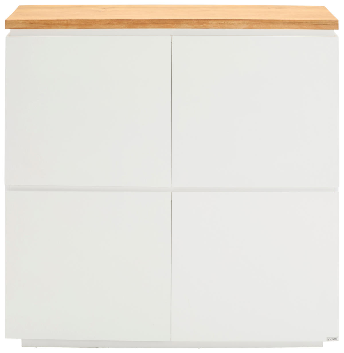 HIGHBOARD  120/120/41,5 cm  - Eichefarben/Weiß, KONVENTIONELL, Holz/Holzwerkstoff (120/120/41,5cm) - Novel