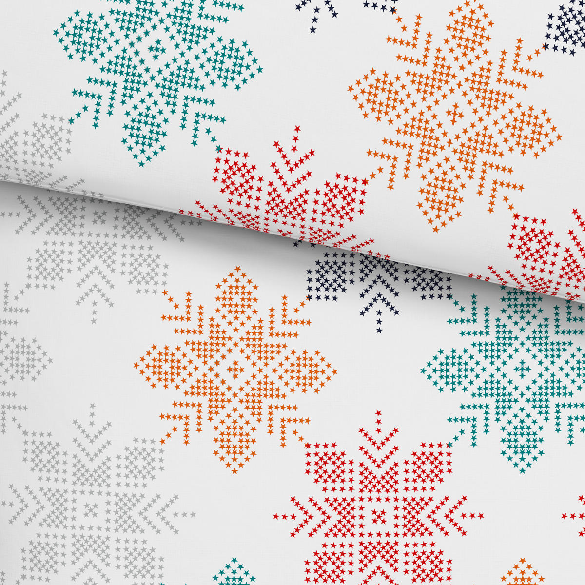 POSTELJINA NORDIC STAR 140/200 cm flanel bela  - bela, Konvencionalno, tekstil (140/200cm) - Esposa