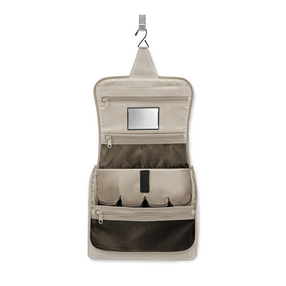 KOSMETIKTASCHE  - Schwarz/Braun, Basics, Kunststoff (28/23/10cm) - Reisenthel