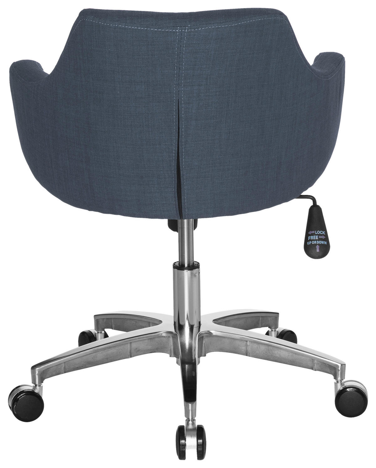DREHSTUHL Flachgewebe Dunkelgrau  - Dunkelgrau, MODERN, Kunststoff/Textil (55/86/41cm) - MID.YOU