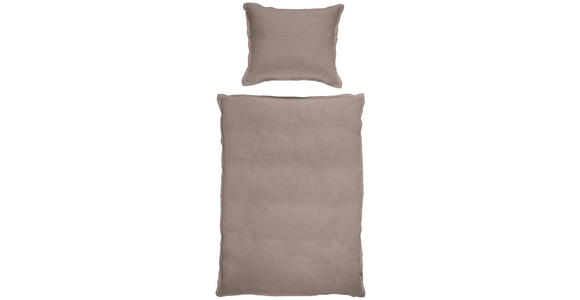 BETTWÄSCHE Leinenoptik 140/200 cm  - Grau, Trend, Textil (140/200cm) - Ambiente