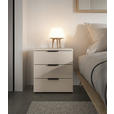 NACHTSCHRANK 45/51/40 cm  - Kaschmir/Schwarz, Basics, Holzwerkstoff/Kunststoff (45/51/40cm) - Carryhome