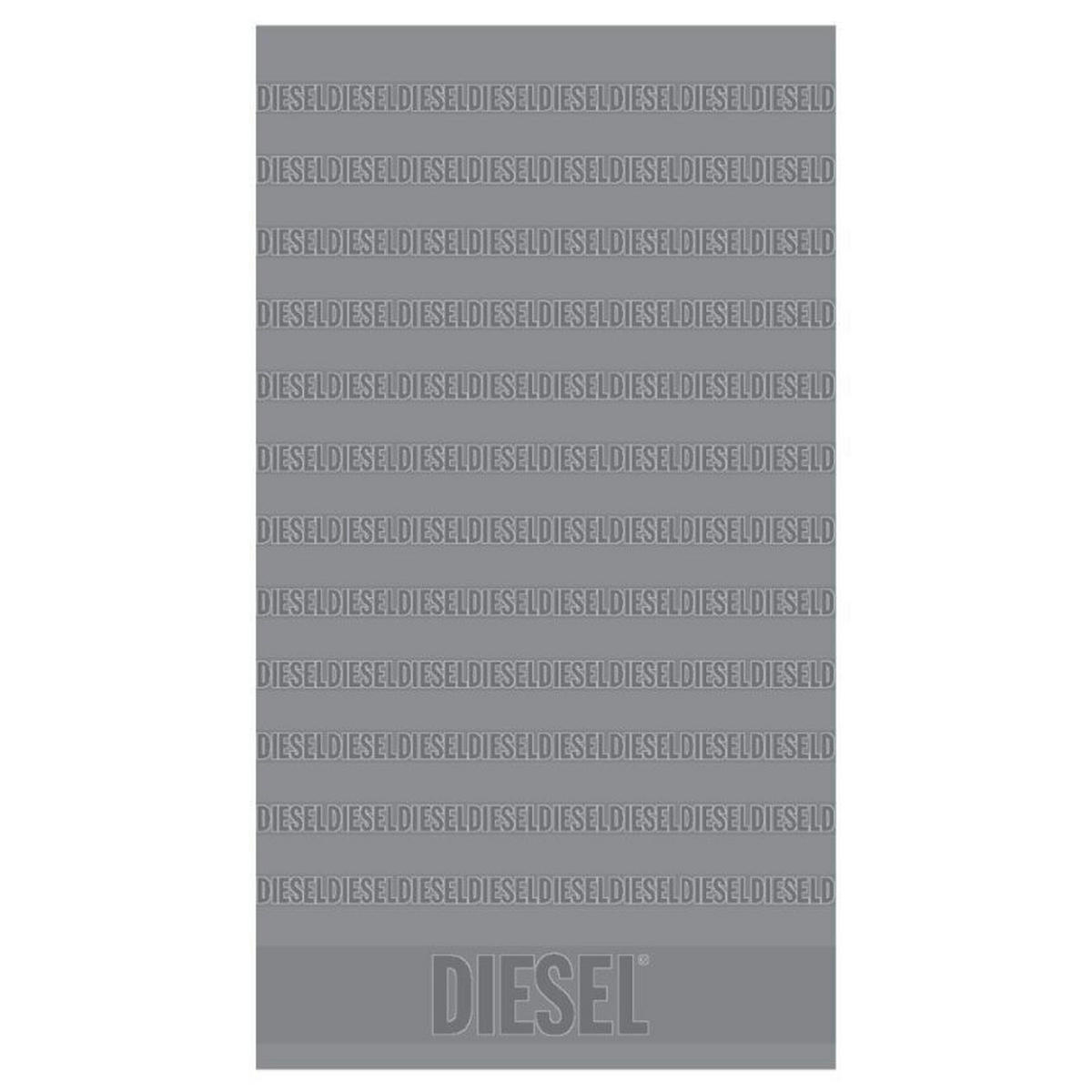 STRANDTUCH RUNNING LOGO Grau 100/180 cm  - Grau, Basics, Textil (100/180cm) - Diesel