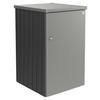MÜLLTONNENBOX - Dunkelgrau/Graphitfarben, Basics, Metall (80/129/88cm) - Biohort
