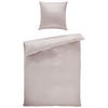 BETTWÄSCHE 135/200 cm Makosatin  - Silberfarben, Basics, Textil (135/200cm) - Fleuresse