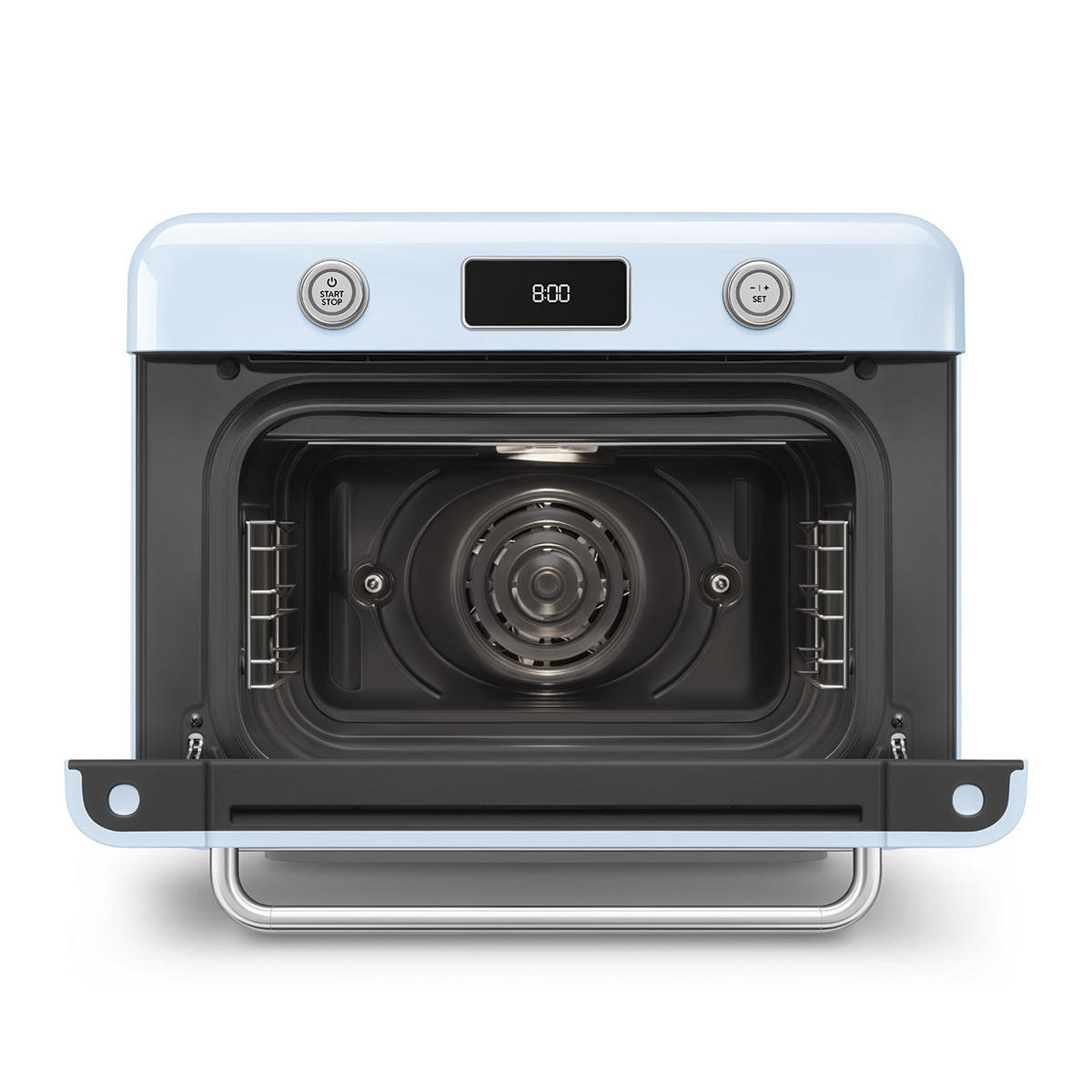 MINIBACKOFEN 50´s Style  - Pastellblau, Basics, Metall (50/40/51cm) - SMEG