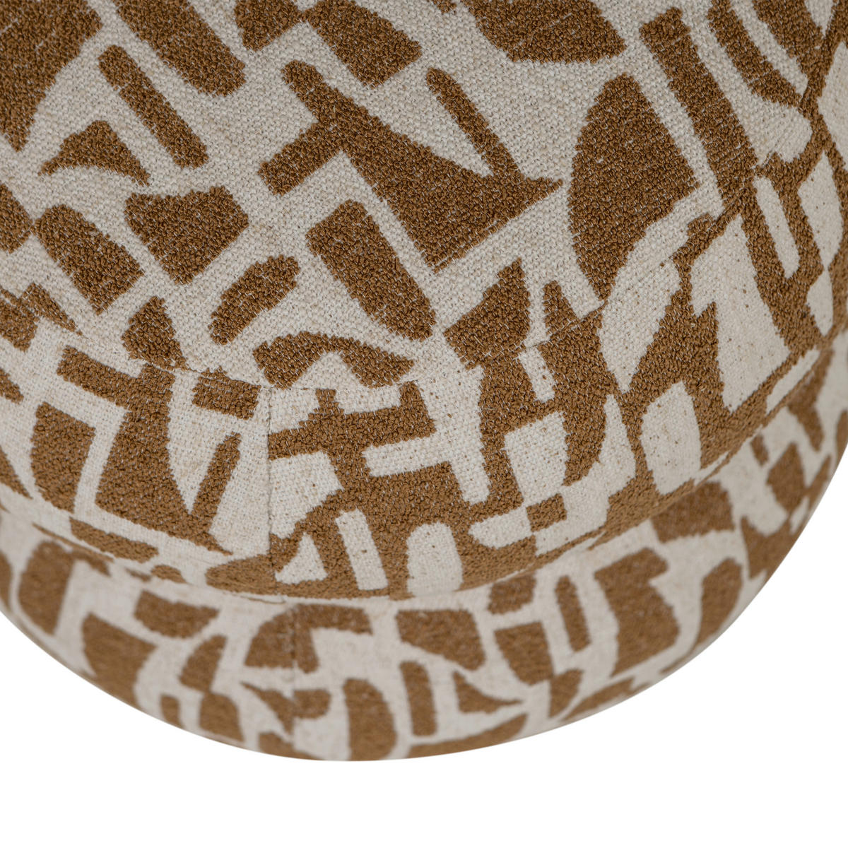 POUF in Braun Textil  - Braun, Design, Textil (43/40/43cm) - Livetastic