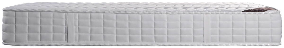 TAŠTIČKOVÁ MATRACE, 90/200 cm - bílá, Basics, textil (90/200cm) - MID.YOU