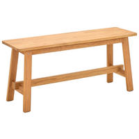 SITZBANK Eichefarben Eiche massiv  - Eichefarben, Design, Holz (100/45/29cm) - MID.YOU