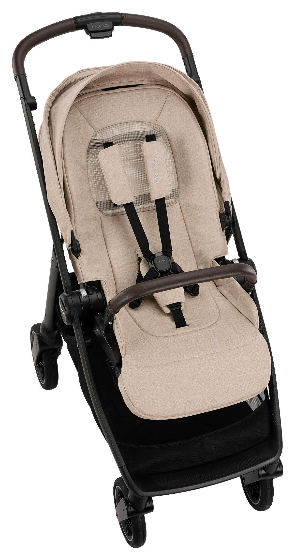 KINDERWAGEN  Swiv  Biscotti  - Beige/Schwarz, Basics, Textil/Metall (94/54/103cm) - Nuna