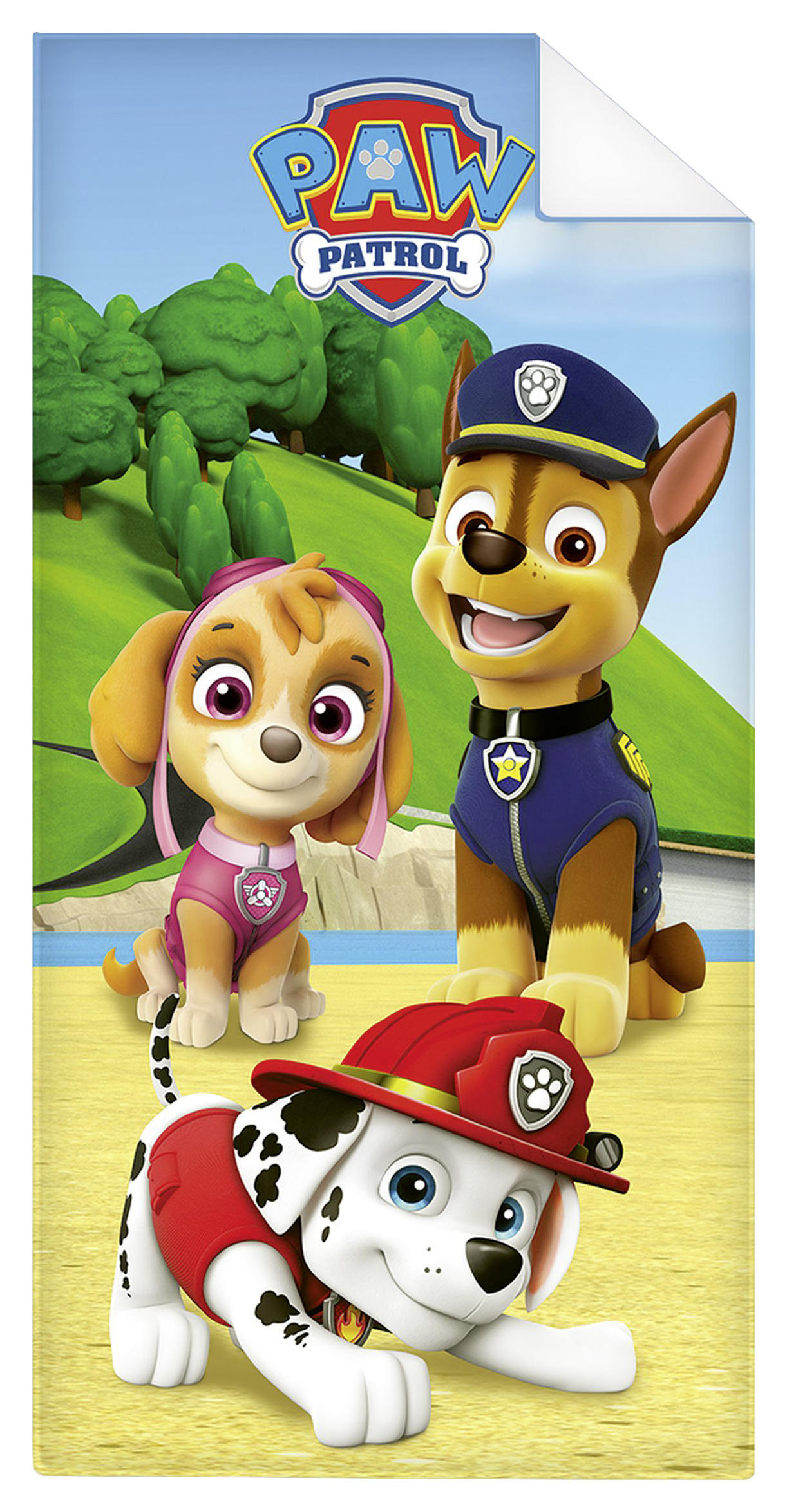 BADETUCH PAW PATROL Multicolor 75/150 cm  - Multicolor, KONVENTIONELL, Textil (75/150cm) - Herding