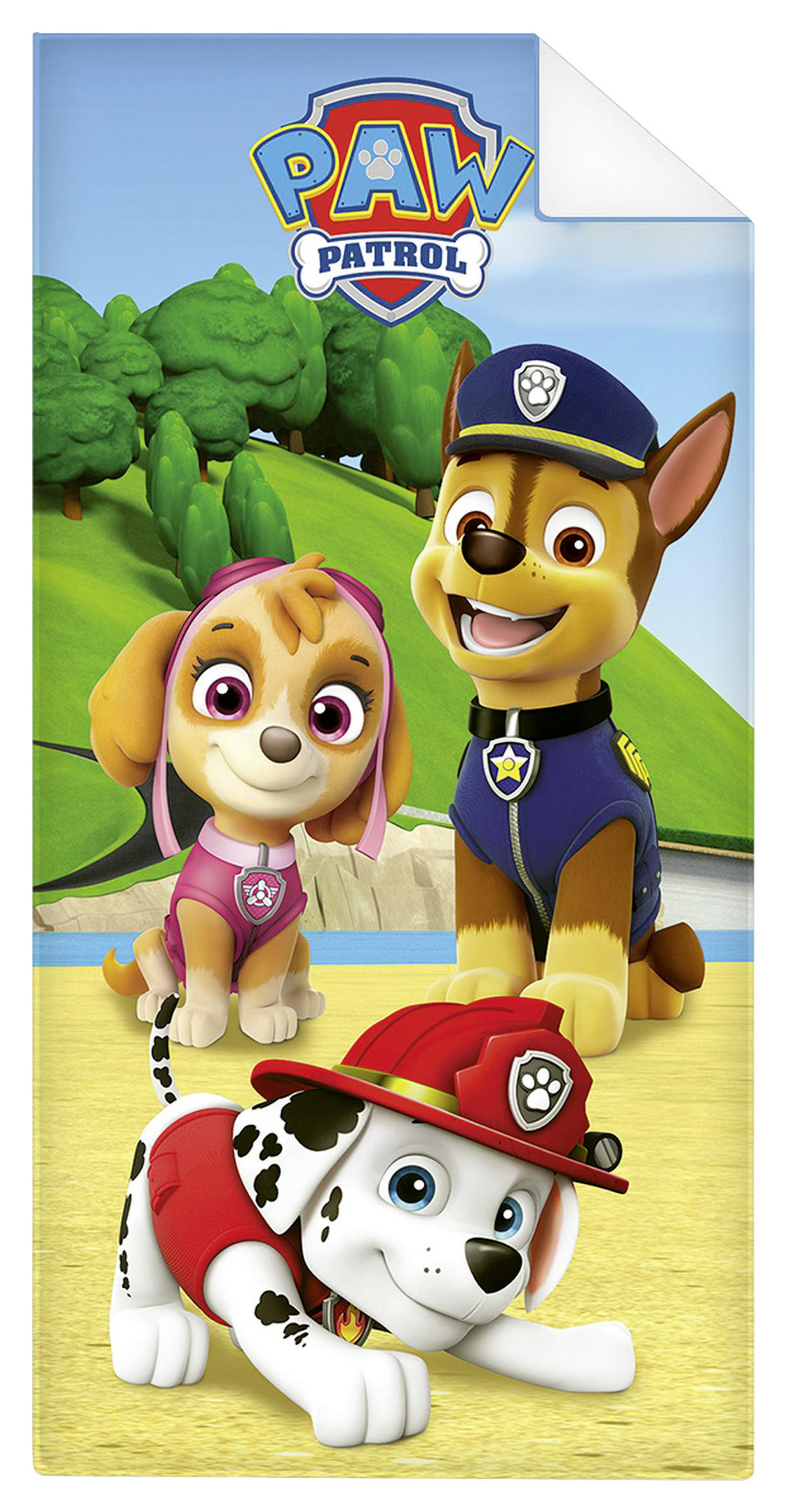 BADETUCH PAW PATROL Multicolor 75/150 cm  - Multicolor, KONVENTIONELL, Textil (75/150cm) - Herding