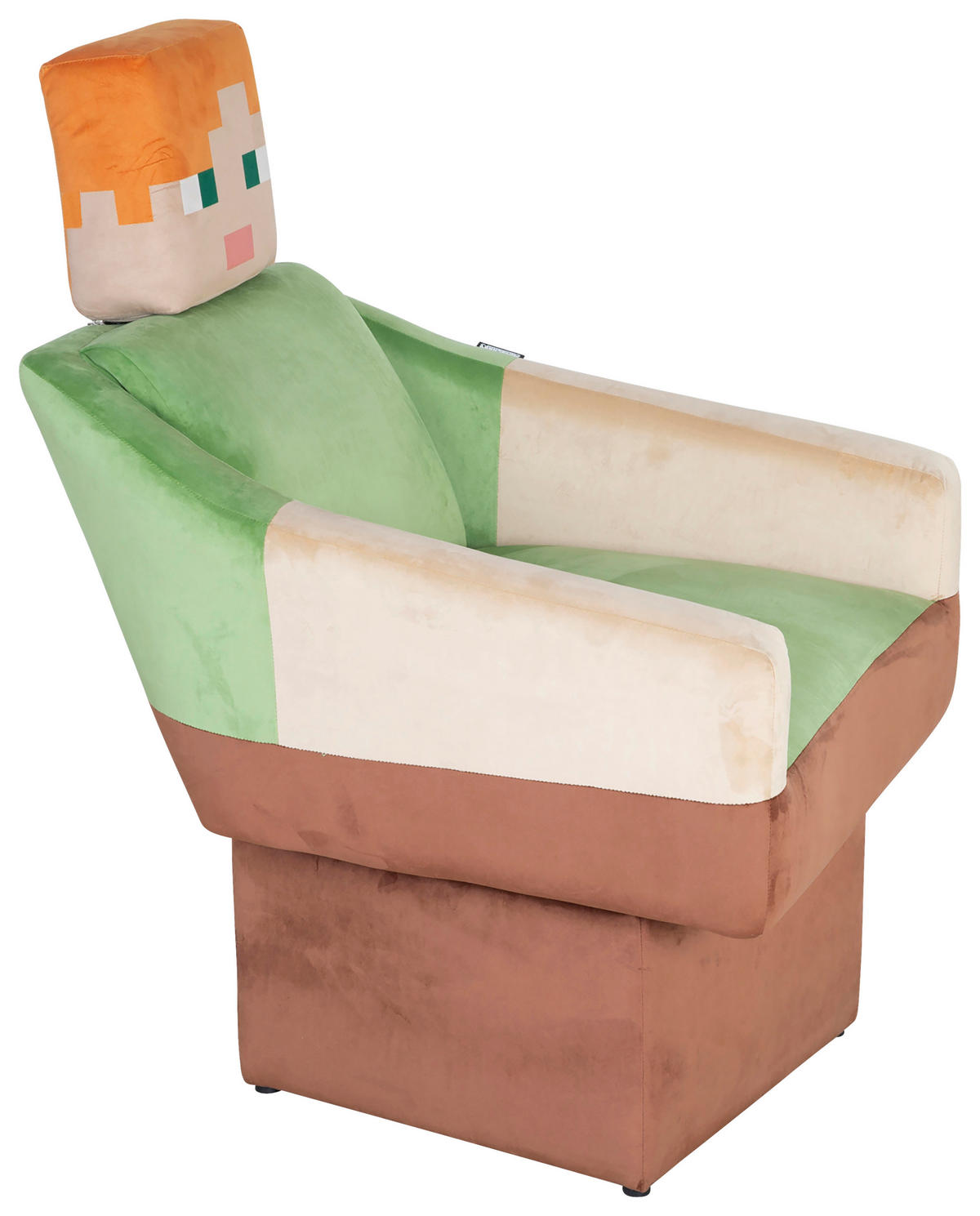 LOUNGESESSEL - Multicolor/Grün, MODERN, Holzwerkstoff/Textil (69kg) - Minecraft