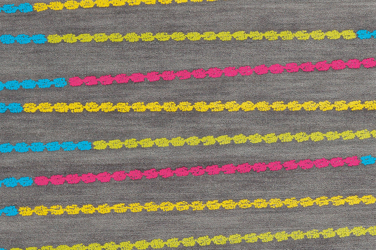 FLACHWEBETEPPICH Wohnzimmer 170/240 cm Blau, Multicolor rechteckig  - Blau/Multicolor, Basics, Textil (170/240cm) - Kayoom