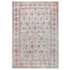 FLACHWEBETEPPICH 130/190 cm LIVING-CLASSIC Hellblau, Perlmutt, Koralle  - Koralle/Perlmutt, Design, Kunststoff/Textil (130/190cm) - Lindorug