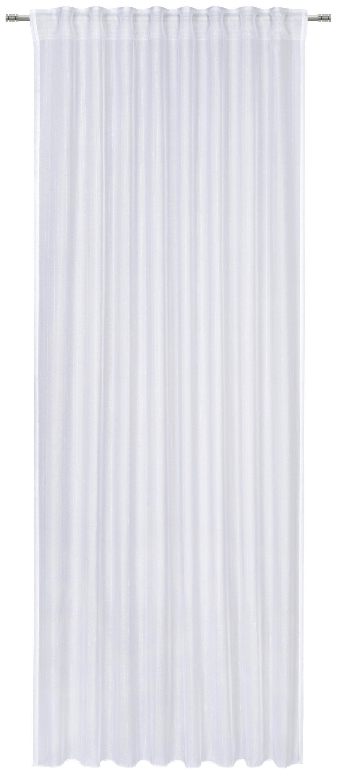 KÉSZFÜGGÖNY áttetsző  - fehér, Basics, textil (135/245cm) - Esposa