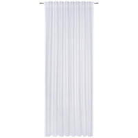 KÉSZFÜGGÖNY áttetsző  - fehér, Basics, textil (135/245cm) - Esposa