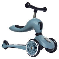 2IN1-KINDERSCOOTER Highwaykick 1  - Blau, Trend, Kunststoff/Metall (24/37/55cm) - Scoot and Ride