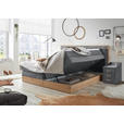 BOXSPRINGBETT 180/200 cm  in Grau, Naturfarben  - Naturfarben/Grau, KONVENTIONELL, Holzwerkstoff/Kunststoff (180/200cm) - Esposa