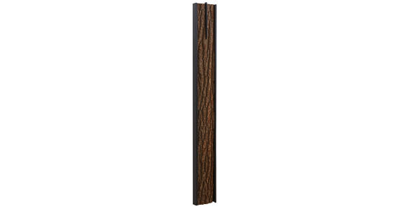 GARDEROBENPANEEL  in 20/174/8 cm  - Eichefarben/Anthrazit, Design, Holz/Metall (20/174/8cm) - Valnatura