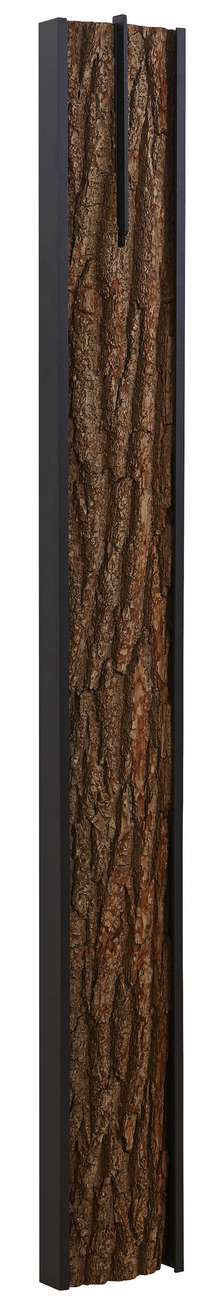 GARDEROBENPANEEL  in 20/174/8 cm  - Eichefarben/Anthrazit, Design, Holz/Metall (20/174/8cm) - Valnatura