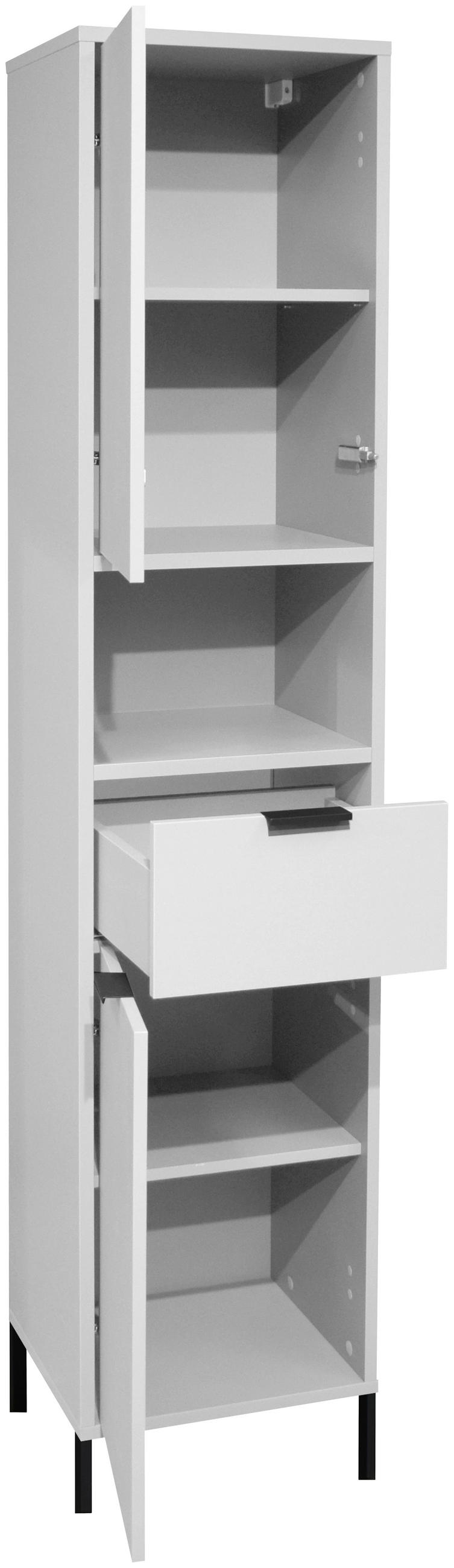 HOCHSCHRANK 41/189/38 cm  - Grau, MODERN, Holzwerkstoff (41/189/38cm) - Livetastic