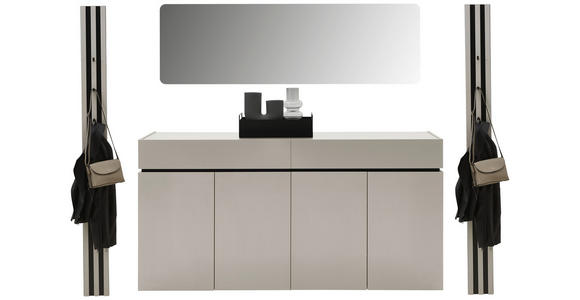 GARDEROBE 4-teilig in 230/199/40 cm - Kaschmir, Design, Holzwerkstoff (230/199/40cm) - Voleo