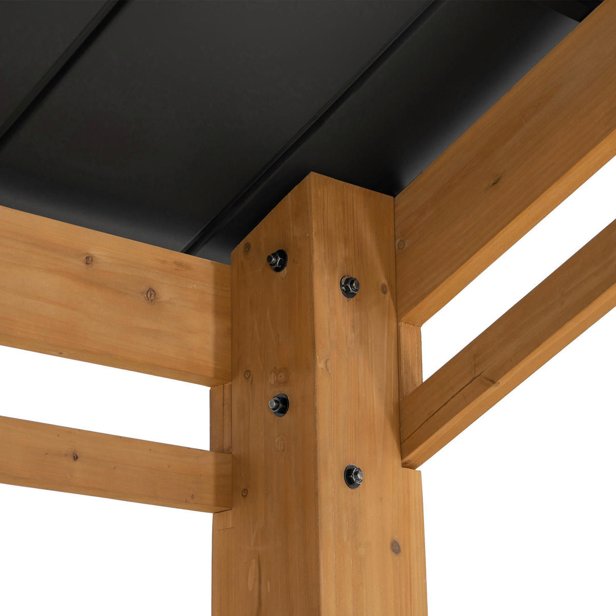 CARPORT  - Anthrazit, Basics, Holz/Metall (336cm) - Modante