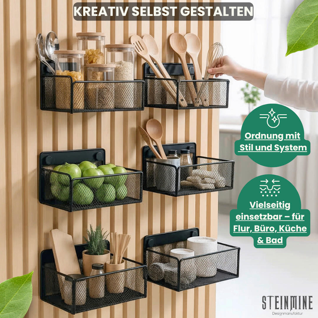 AKUSTIKPANEEL  - Schwarz, Basics, Metall (24/15/8cm)