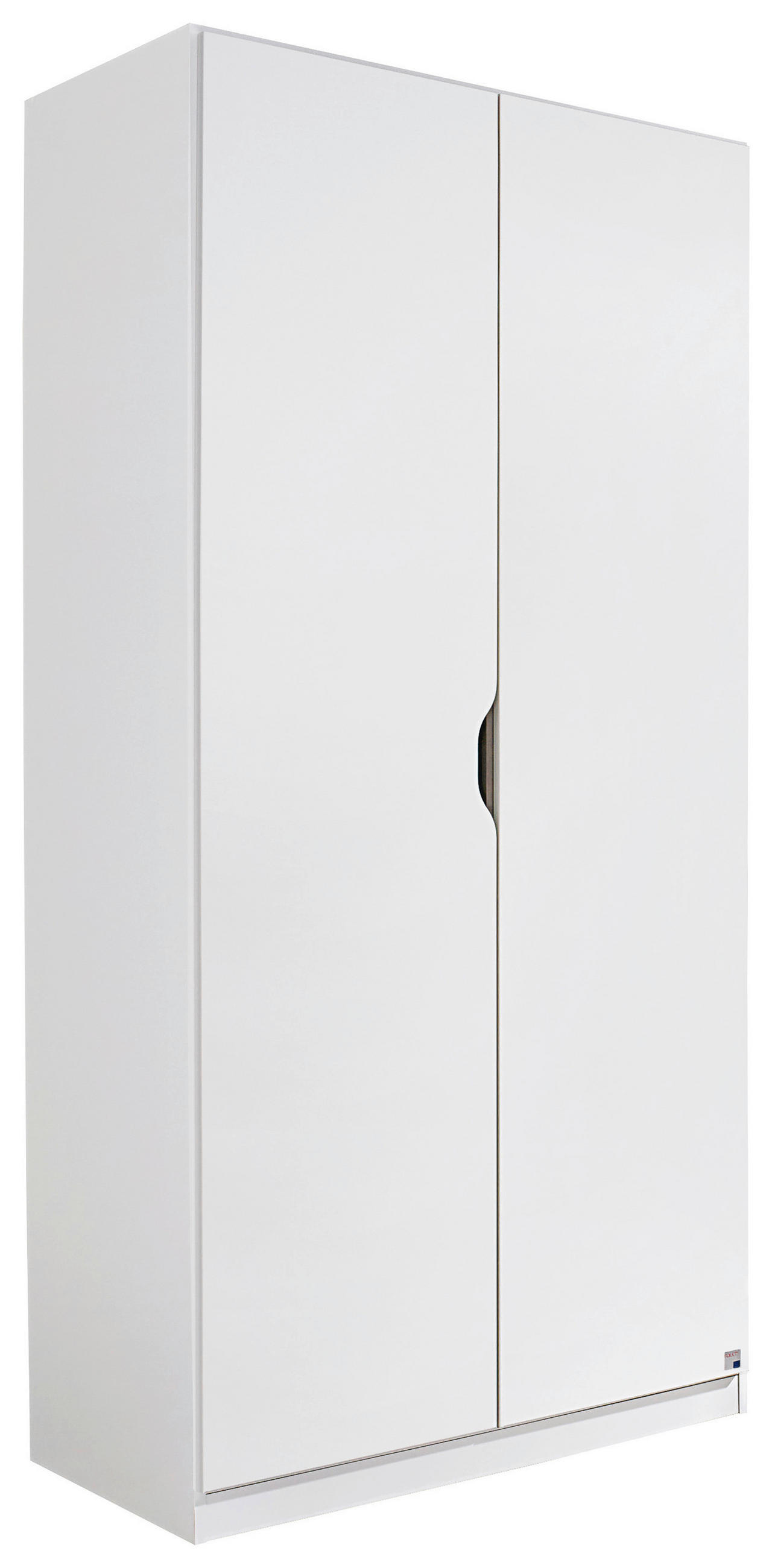 OMARA ZA OBLAČILA, bela  - bela, Konvencionalno, leseni material (91/197/54cm) - home24