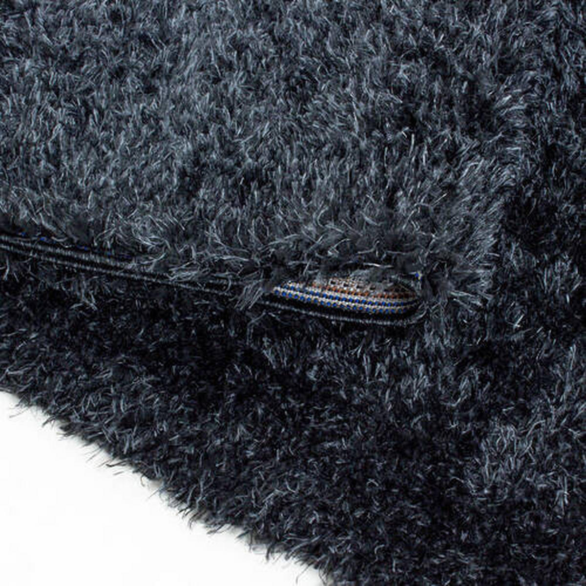 KOBEREC S VYSOKÝM VLASEM, 160/230 cm, černá - černá, Basics, textil (160/230cm) - Novel