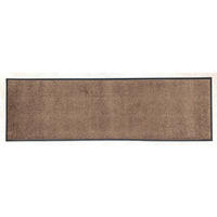 SCHMUTZFANGMATTE - Hellbraun, Basics, Kunststoff/Textil (35/115cm)