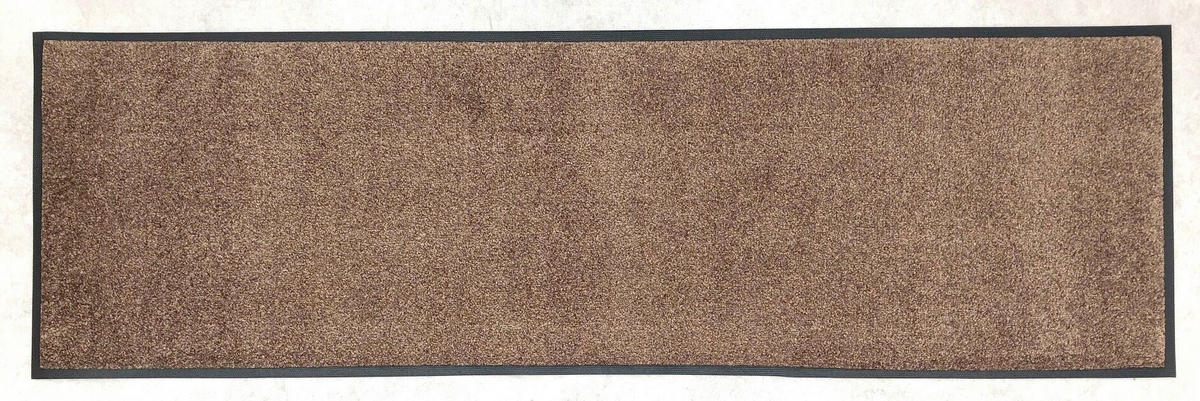 SCHMUTZFANGMATTE - Hellbraun, Basics, Kunststoff/Textil (35/115cm)